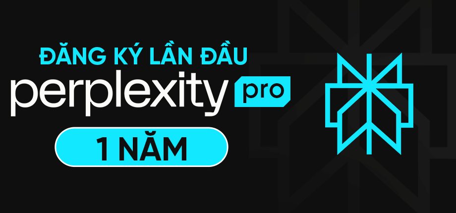 Perplexity Pro 1 năm - Nâng cấp chính chủ (Đăng ký lần đầu)